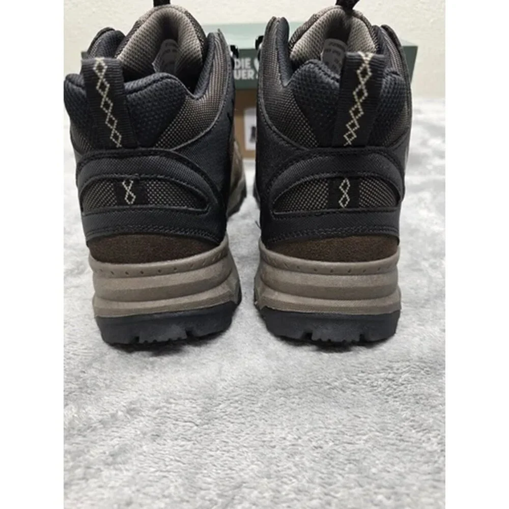 NEW Eddie Bauer Outdoor Boots, Mens US 8, Maple‎ Ridge,  Brown,  Leather Upper